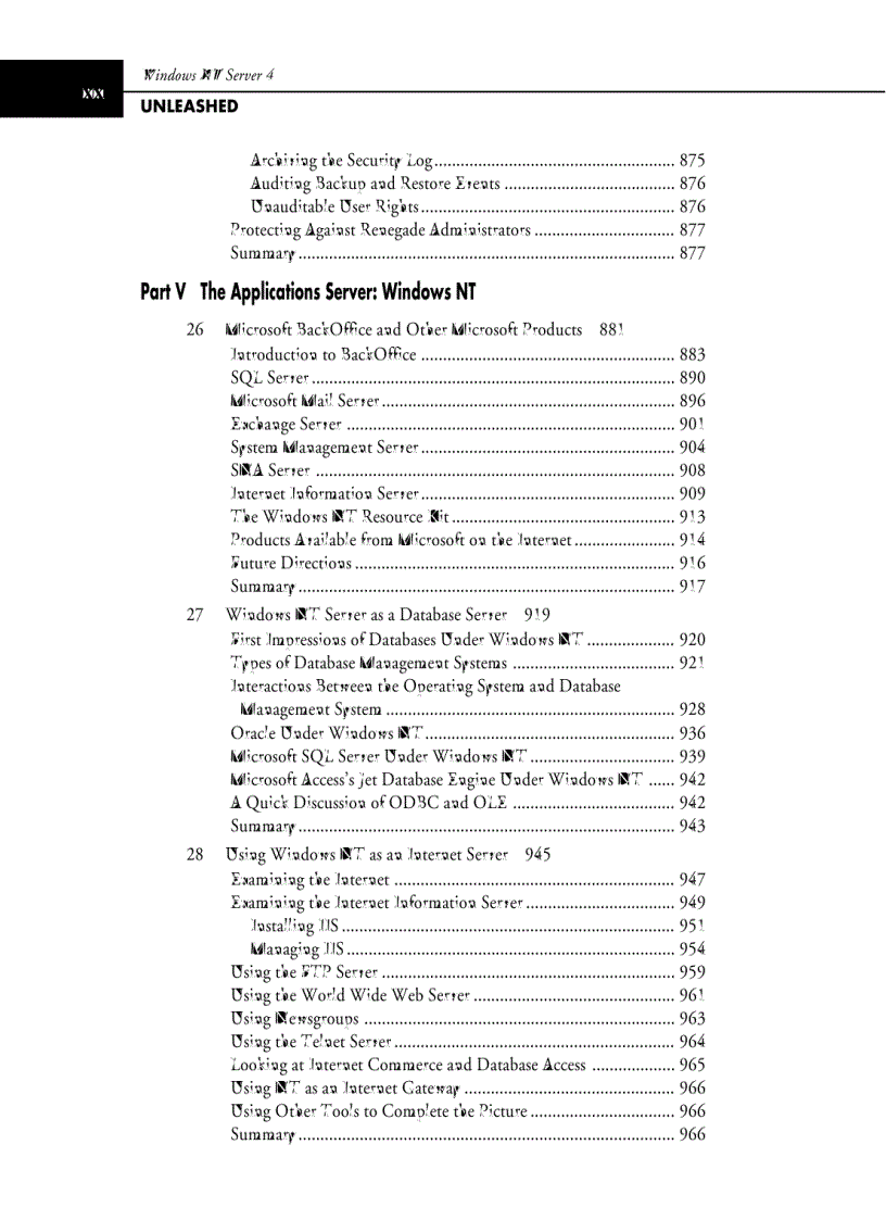 image for page Windows NT Server 4 Unleashed