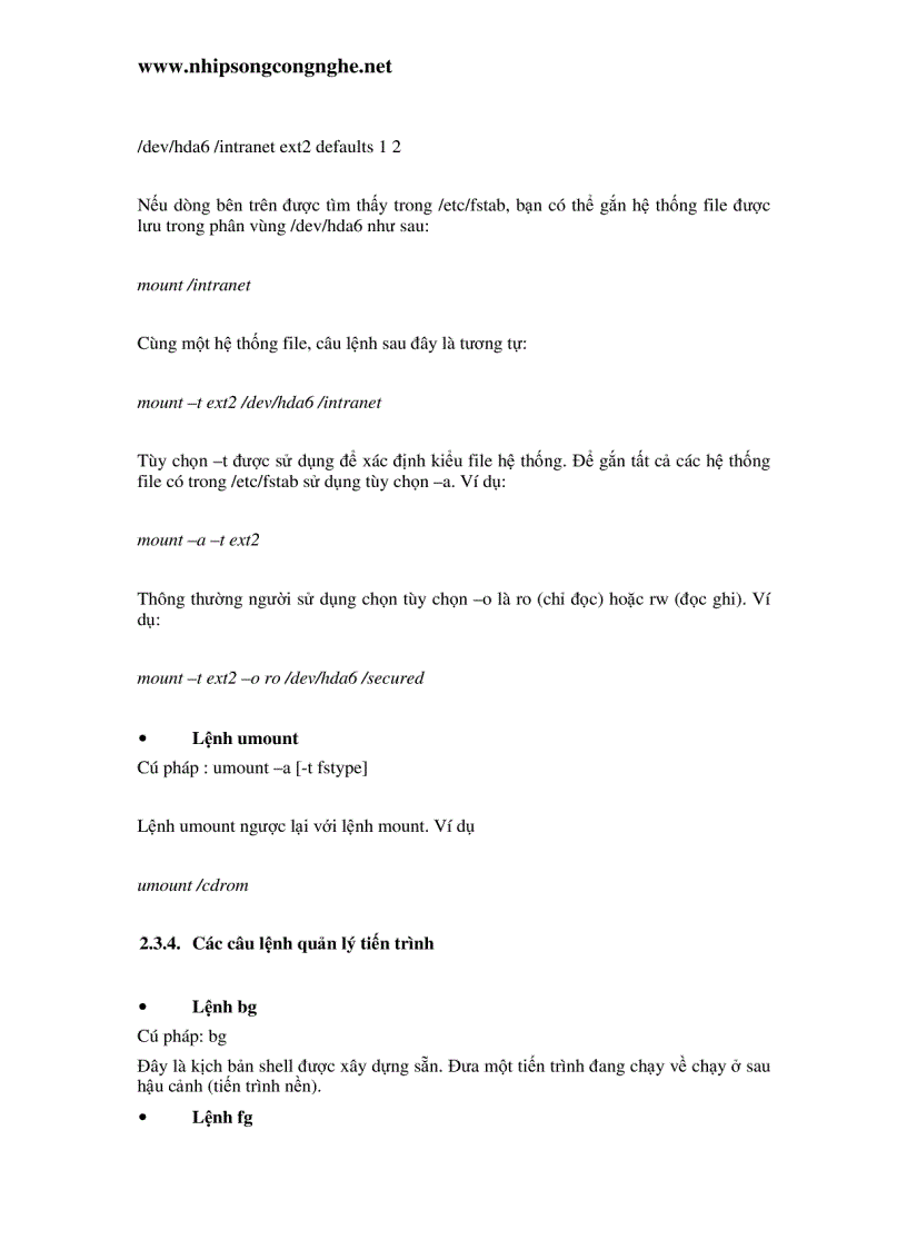 image for page Quản trị hệ điều hành Linux