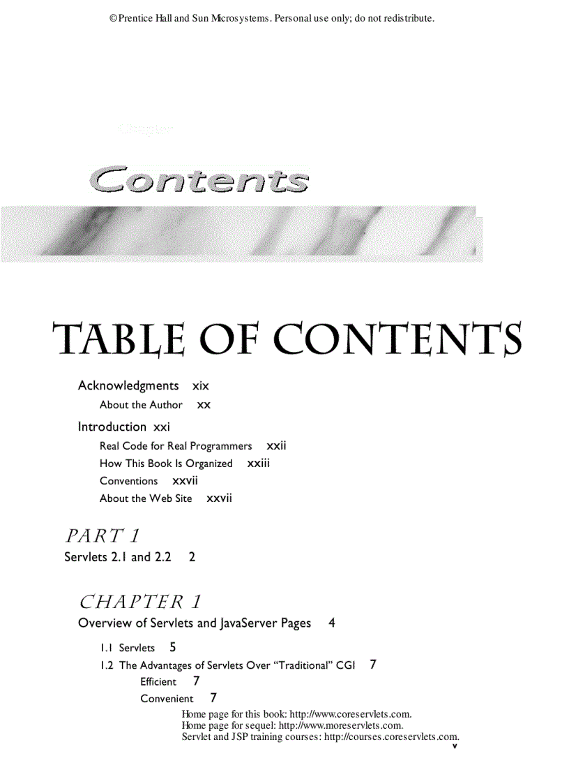 image for page Core Servlets and JavaServer Pages