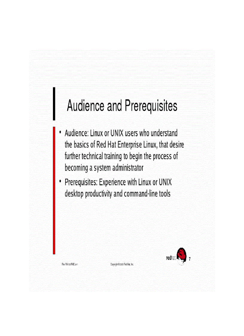 image for page Red Hat Enterprise Linux System Administration