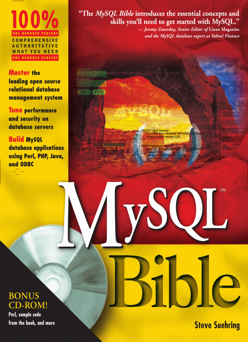 image for page MySQL Bible