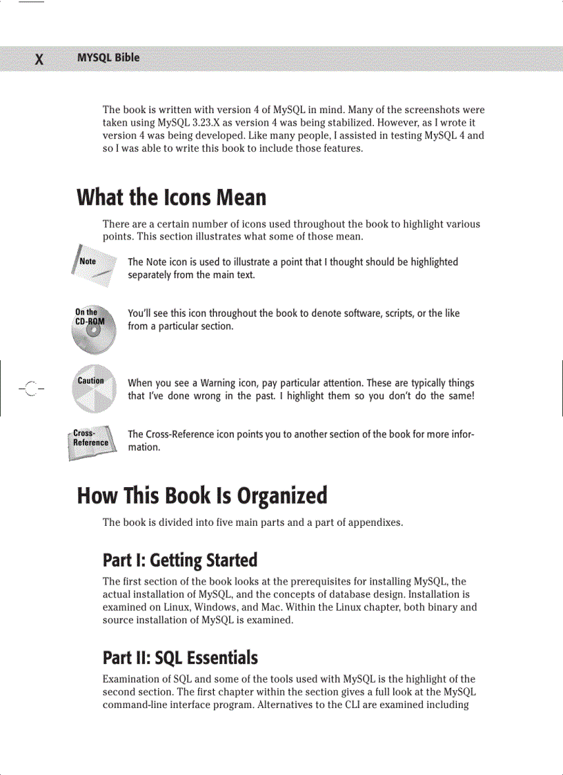 image for page MySQL Bible