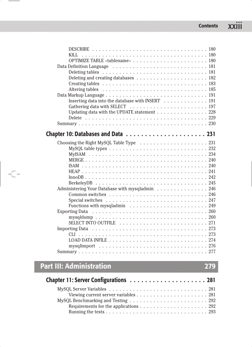 image for page MySQL Bible