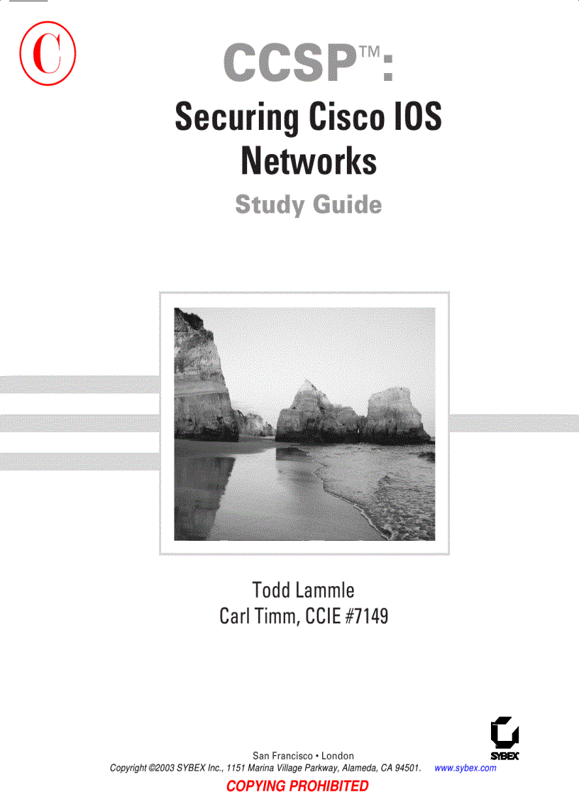 image for page CCSP Securing Cisco IOS Networks Study Guide