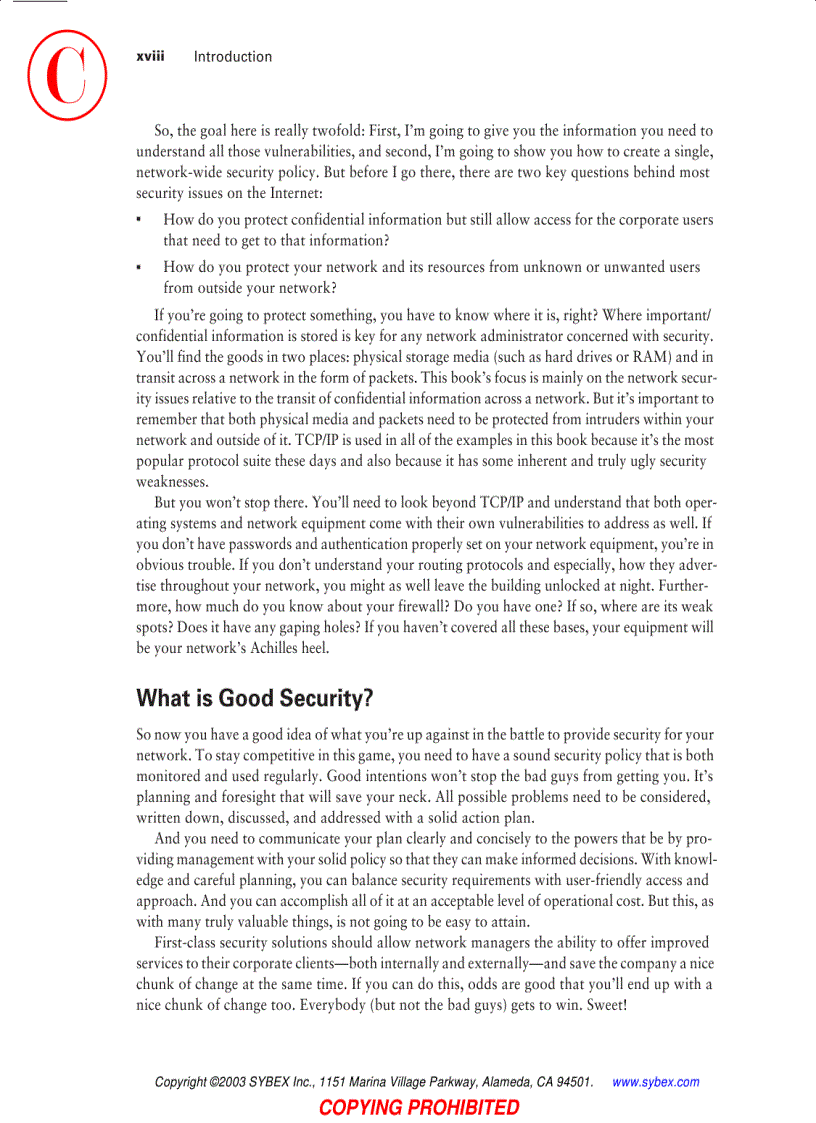 image for page CCSP Securing Cisco IOS Networks Study Guide