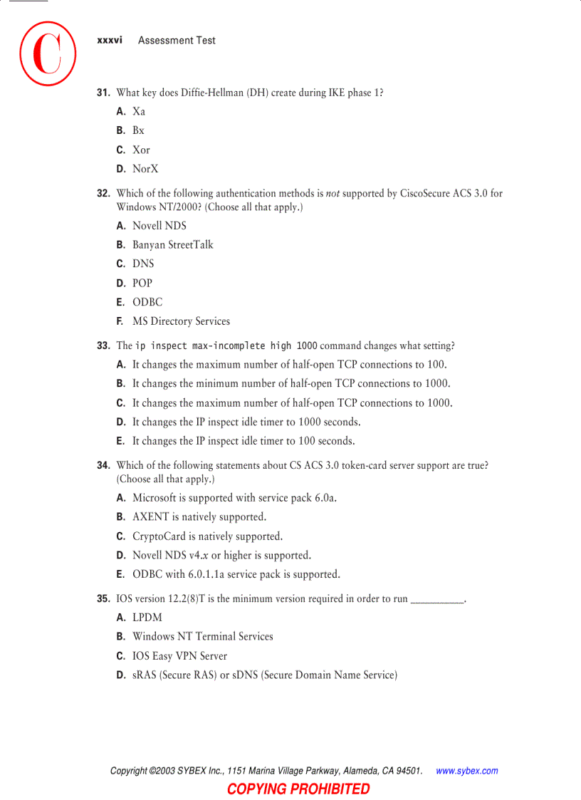image for page CCSP Securing Cisco IOS Networks Study Guide