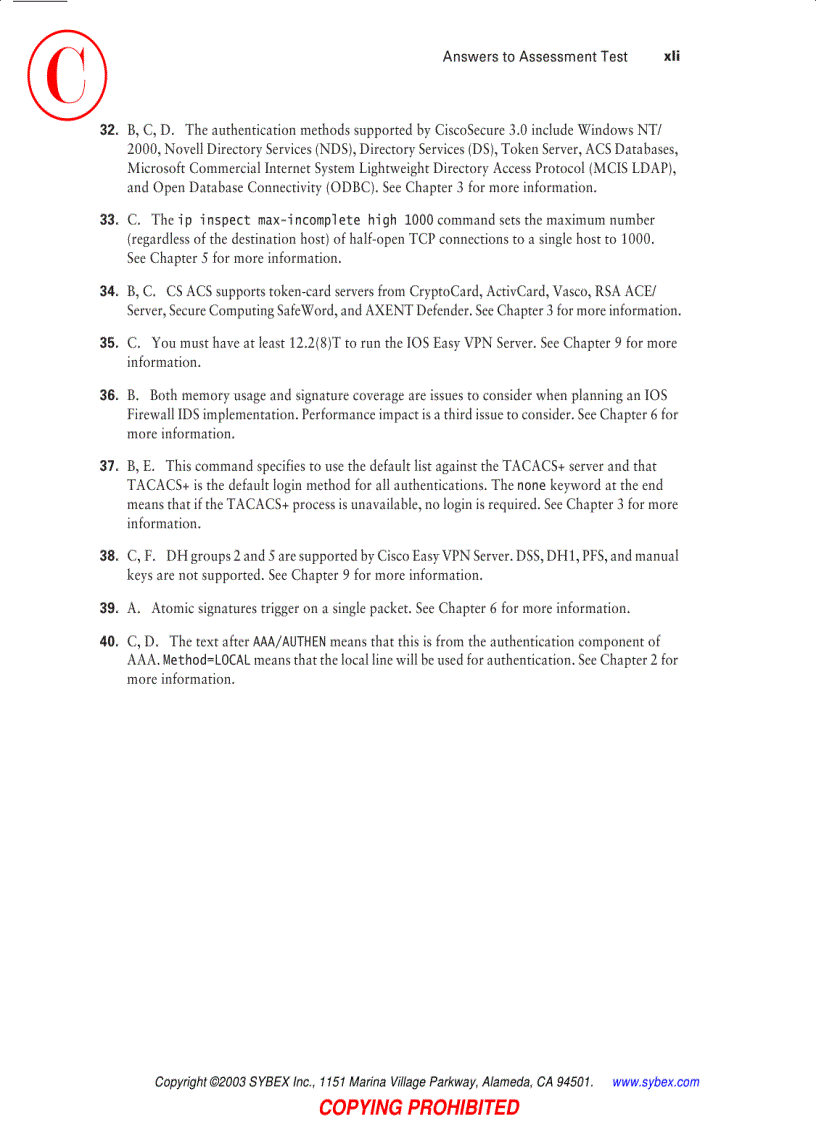 image for page CCSP Securing Cisco IOS Networks Study Guide