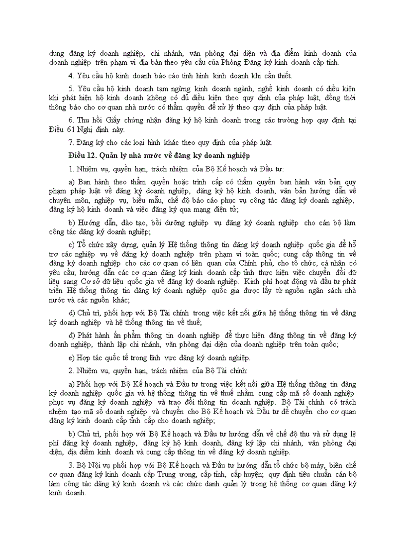 image for page Nghị định số 43 2010 NĐ CP của Chính phủ về Đăng ký doanh nghiệp