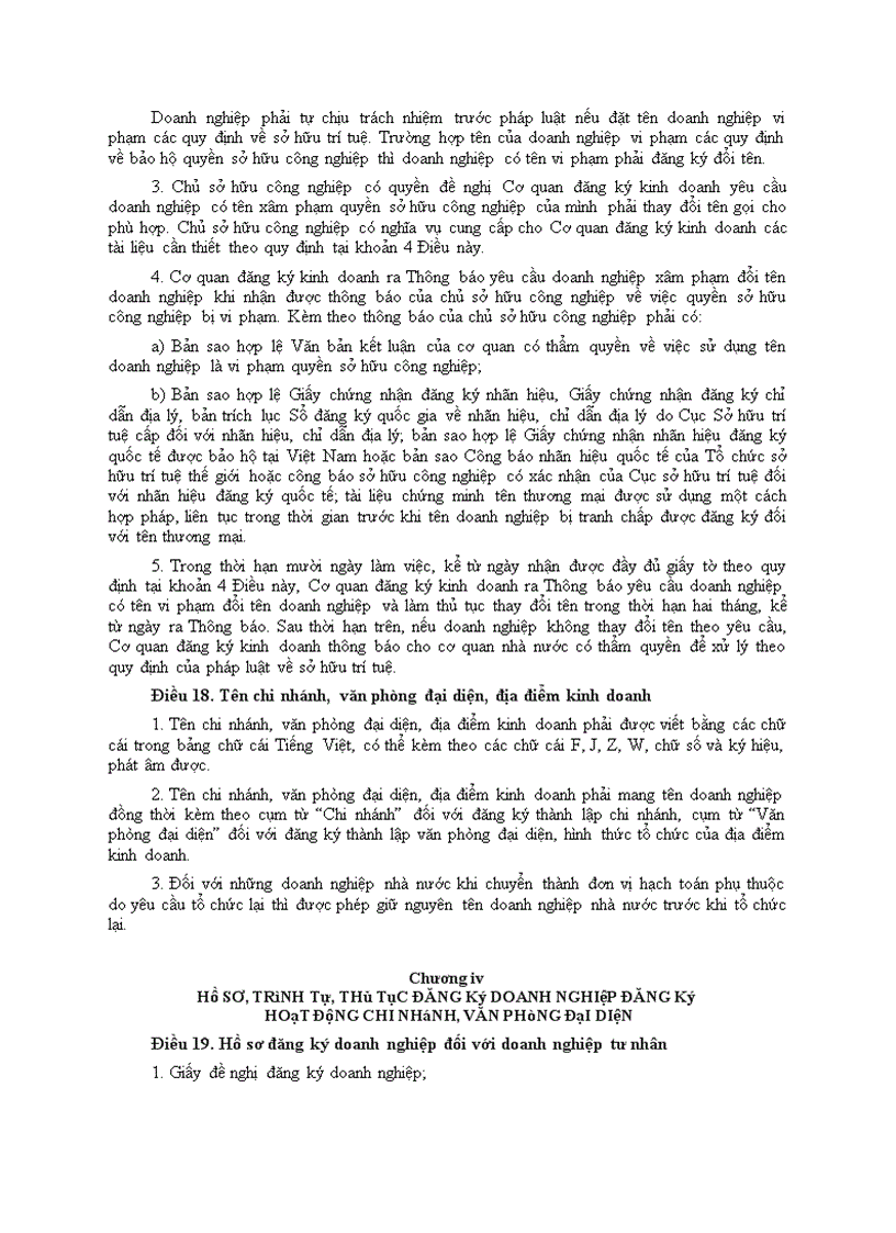 image for page Nghị định số 43 2010 NĐ CP của Chính phủ về Đăng ký doanh nghiệp