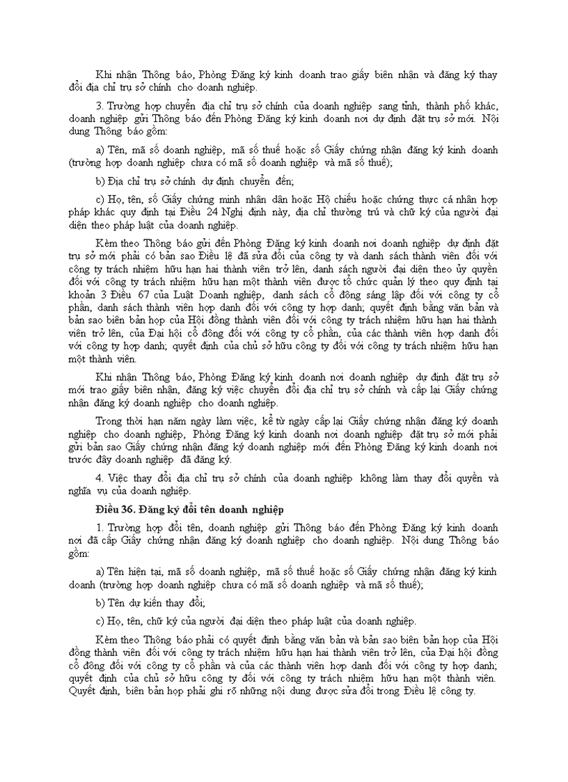 image for page Nghị định số 43 2010 NĐ CP của Chính phủ về Đăng ký doanh nghiệp