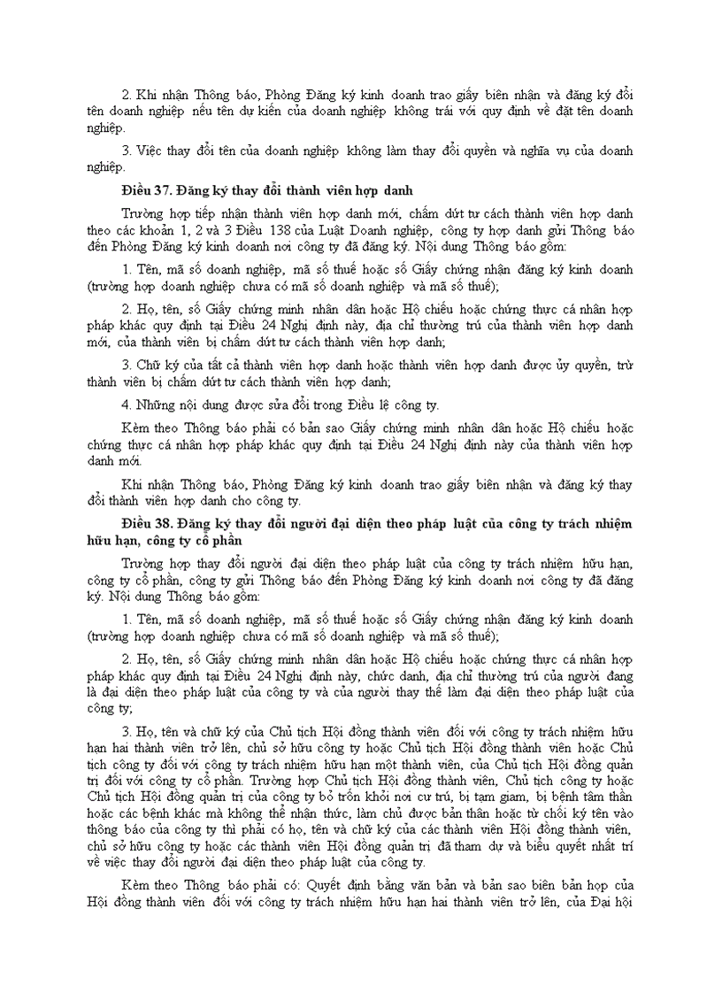 image for page Nghị định số 43 2010 NĐ CP của Chính phủ về Đăng ký doanh nghiệp