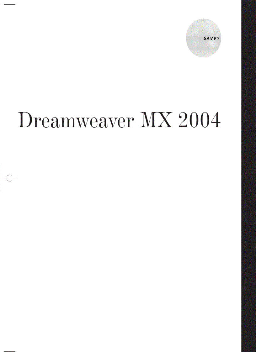 image for page Dreamweaver MX 2004