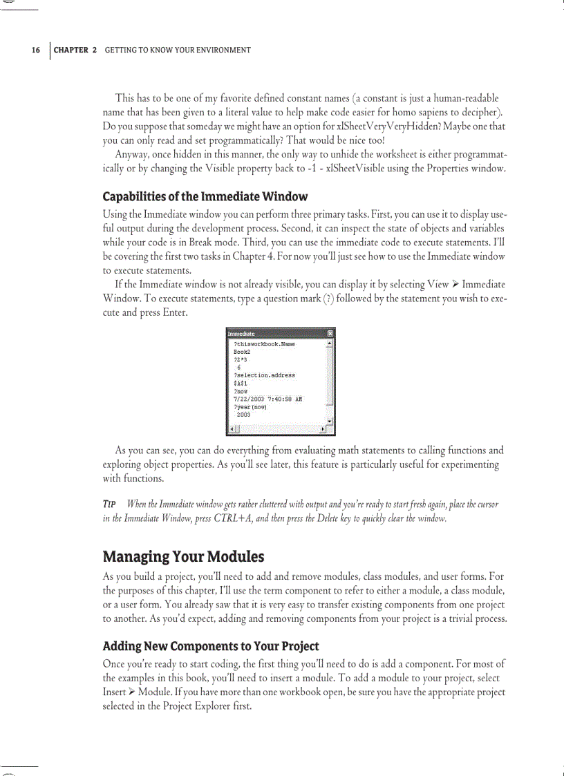 image for page Mastering Excel 2003 Programming with VBA