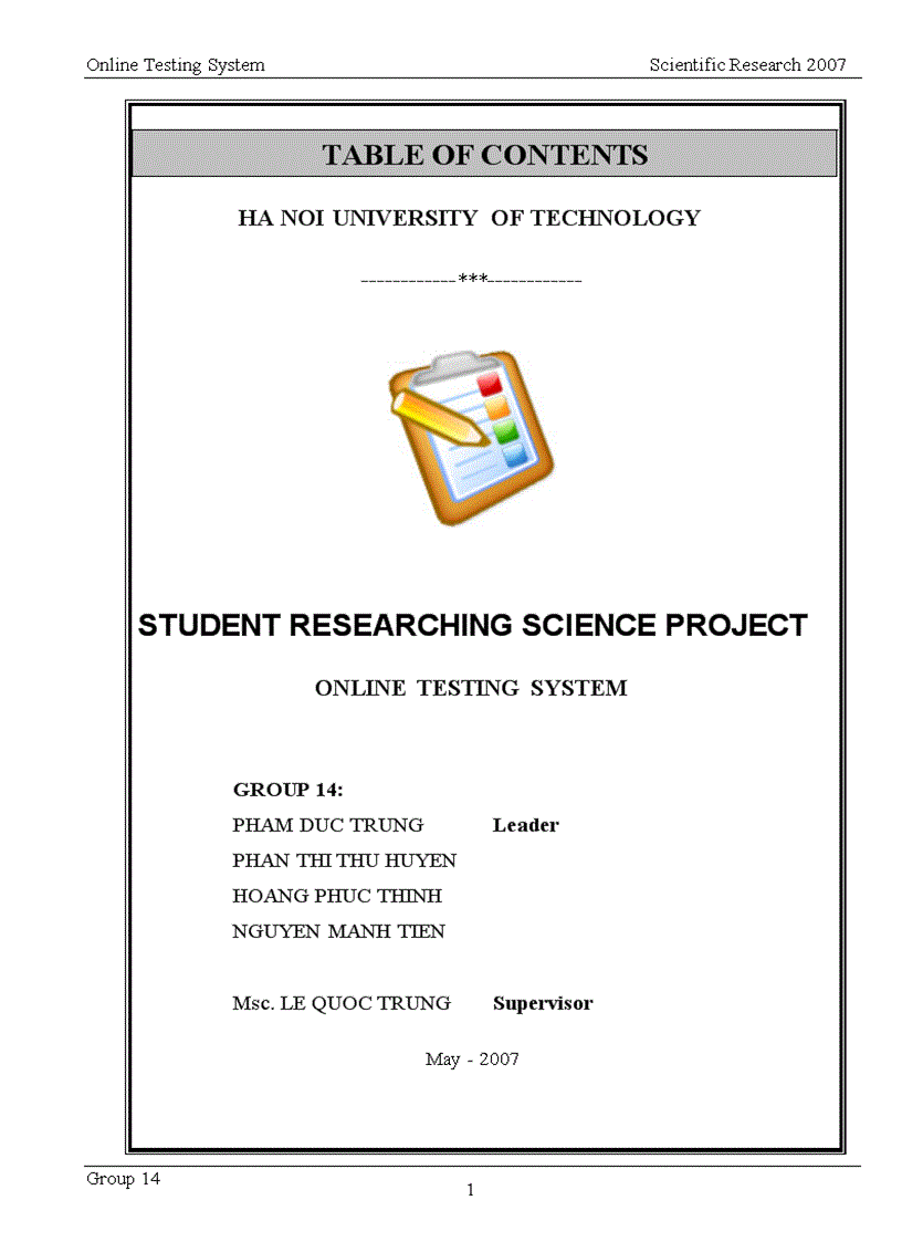 Student researching science project online testing system