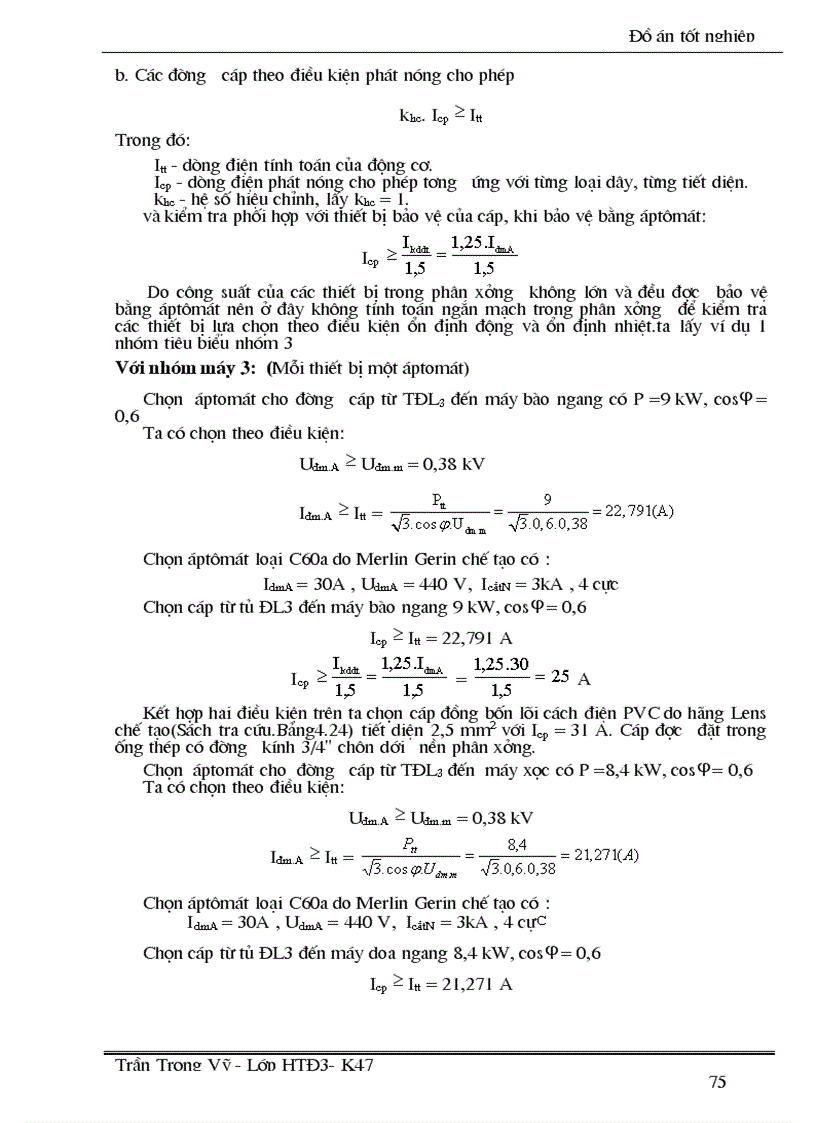 image for page Thiết kế hệ thống cung cấp điện và trạm bién áp phân xưởng cho nhà máy chế tạo máy kéo