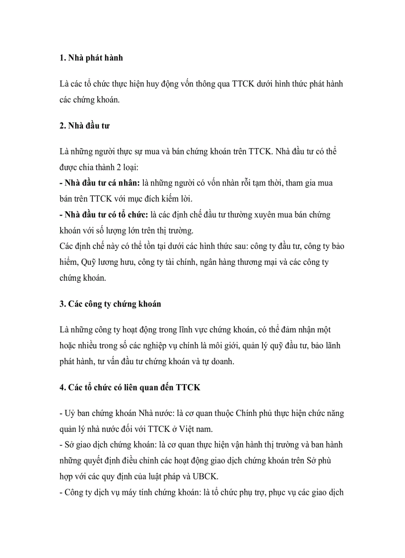image for page Kiến thức cơ bản về chứng khoán Bài 1