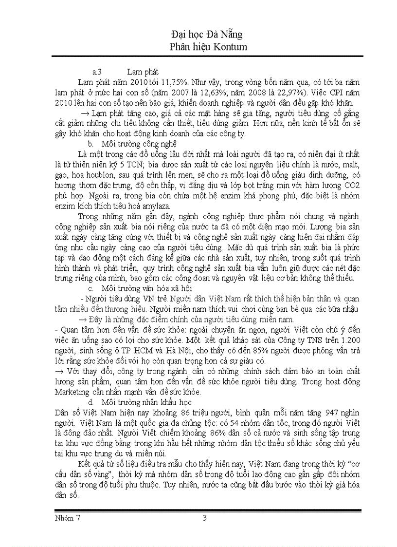 image for page Chiến lược marketing của Sabeco