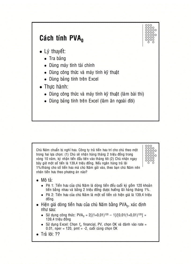 image for page Thời giá tiền tệ và mô hình chiết khấu dòng tiền