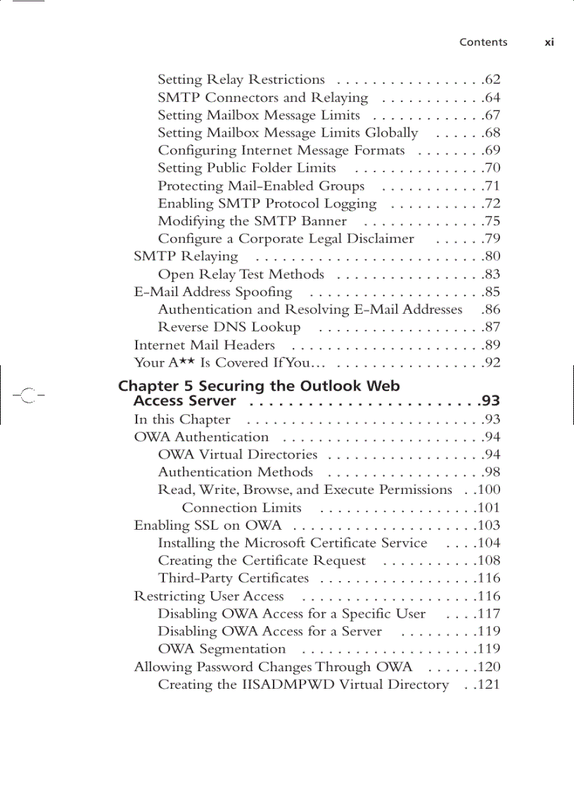 image for page Securing Exchange Server 2003 and Outlook Web Access
