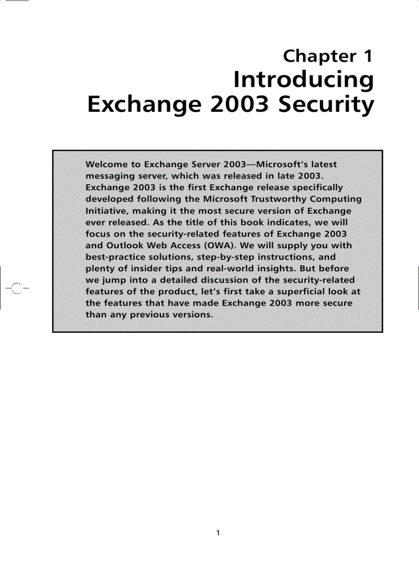 image for page Securing Exchange Server 2003 and Outlook Web Access