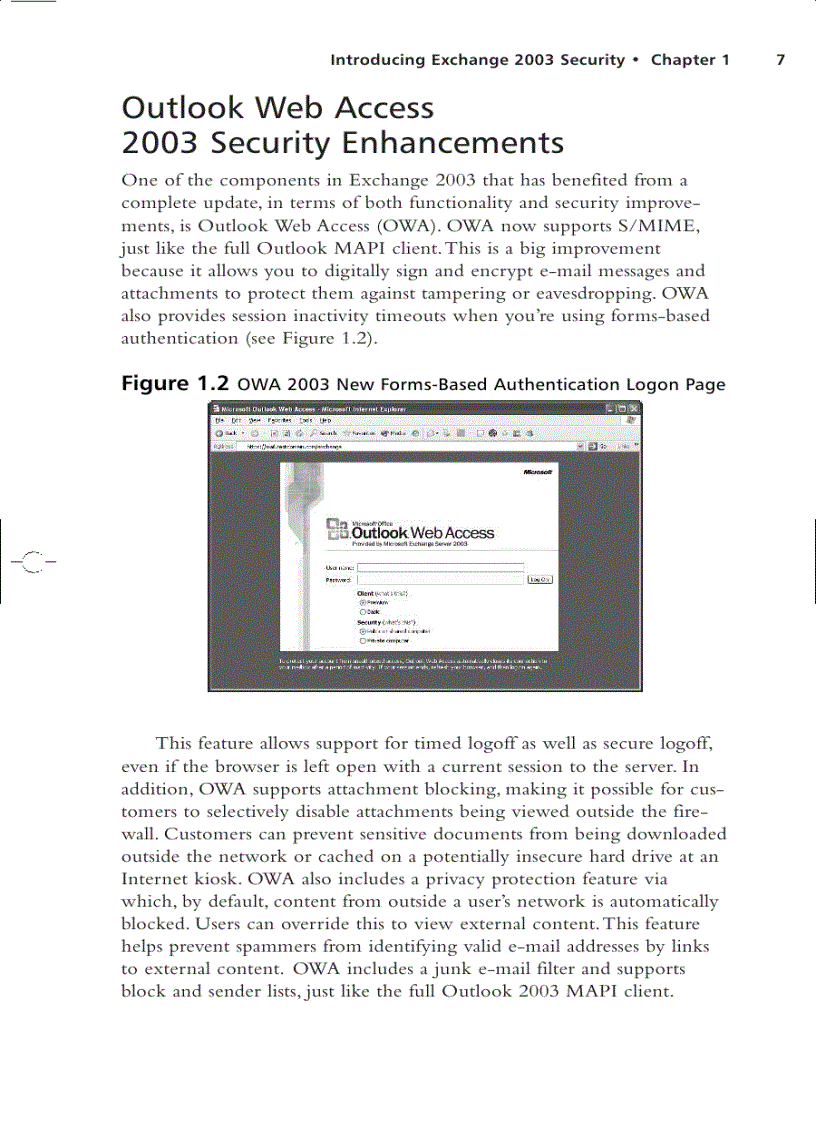 image for page Securing Exchange Server 2003 and Outlook Web Access
