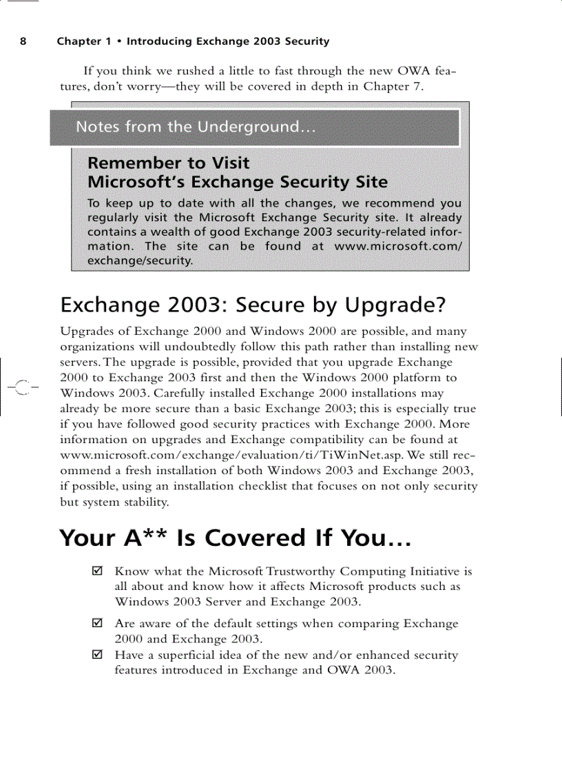 image for page Securing Exchange Server 2003 and Outlook Web Access