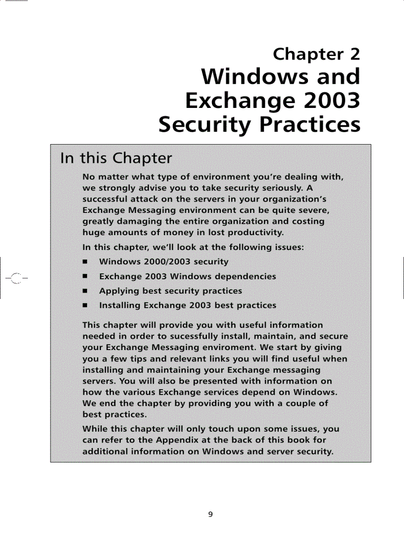 image for page Securing Exchange Server 2003 and Outlook Web Access