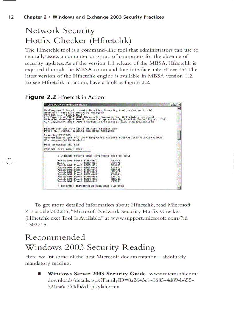 image for page Securing Exchange Server 2003 and Outlook Web Access