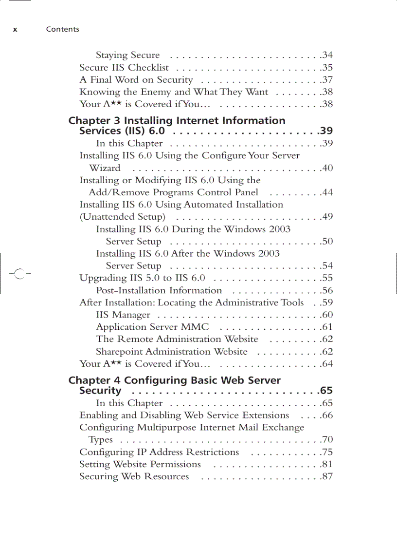 image for page Securing IIS 6 0