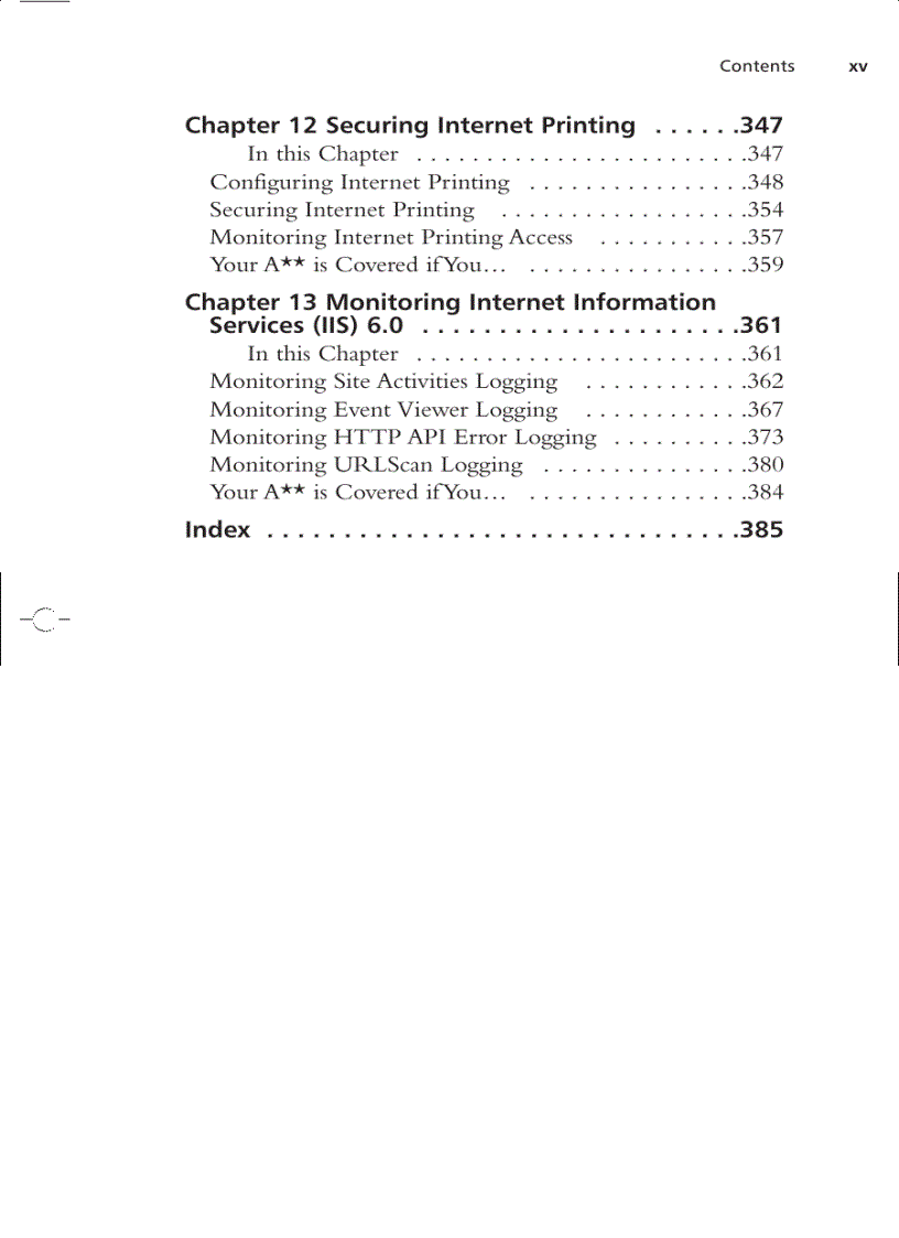image for page Securing IIS 6 0