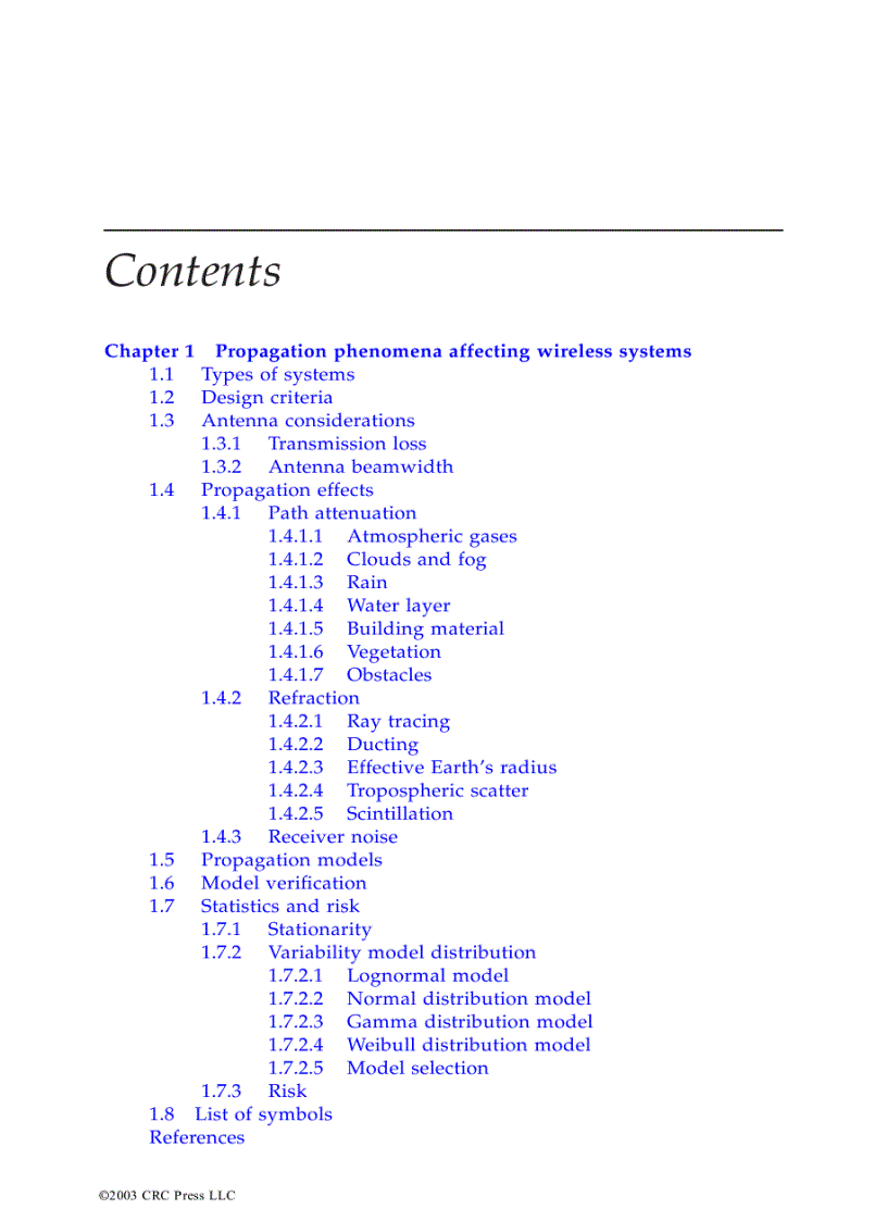 image for page Propagation Handbook For Wireless Communication System Design