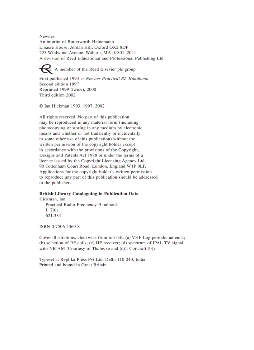 image for page Practical RF Handbook