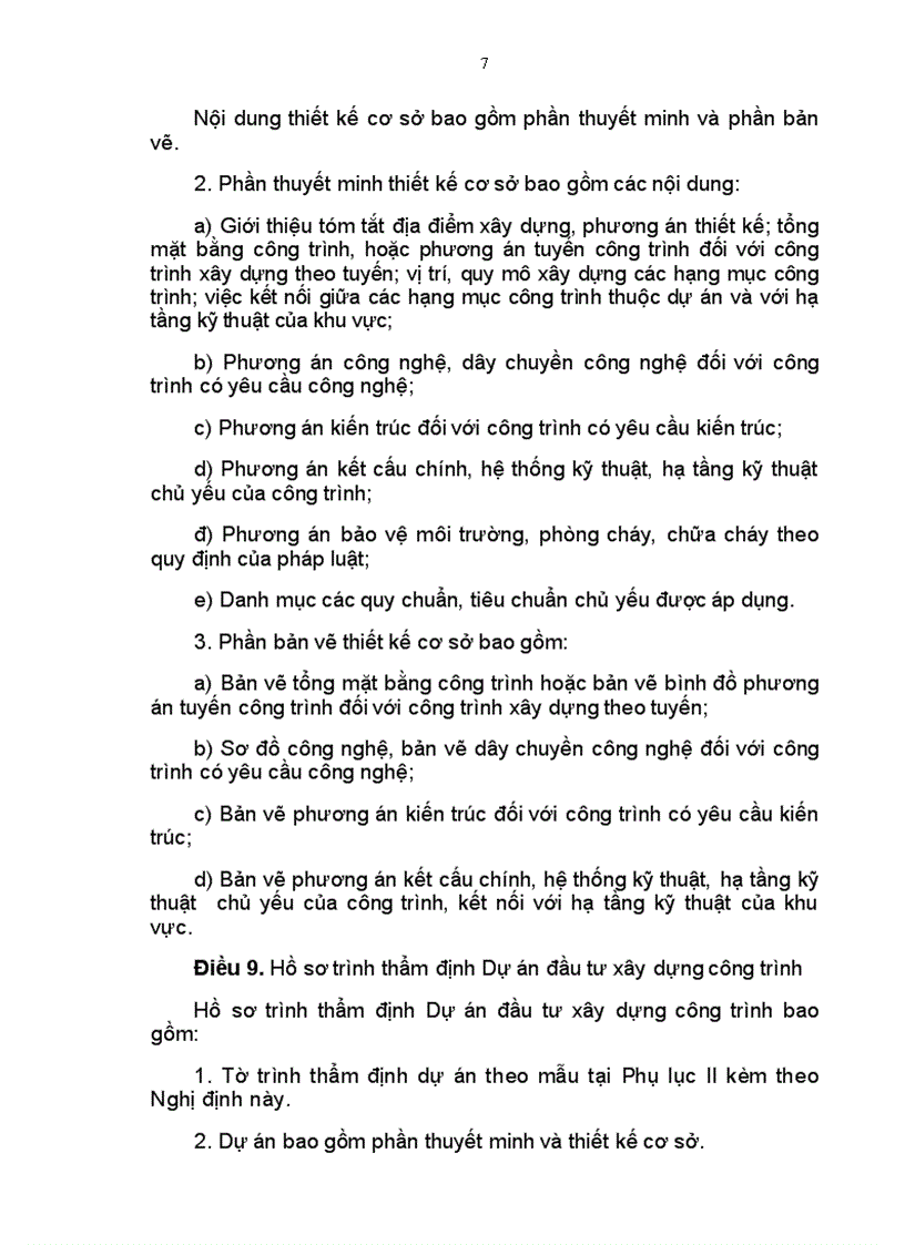 image for page NGHỊ ĐỊNH NĐ12 2009 Về quản lý dự án đầu tư xây dựng công trình