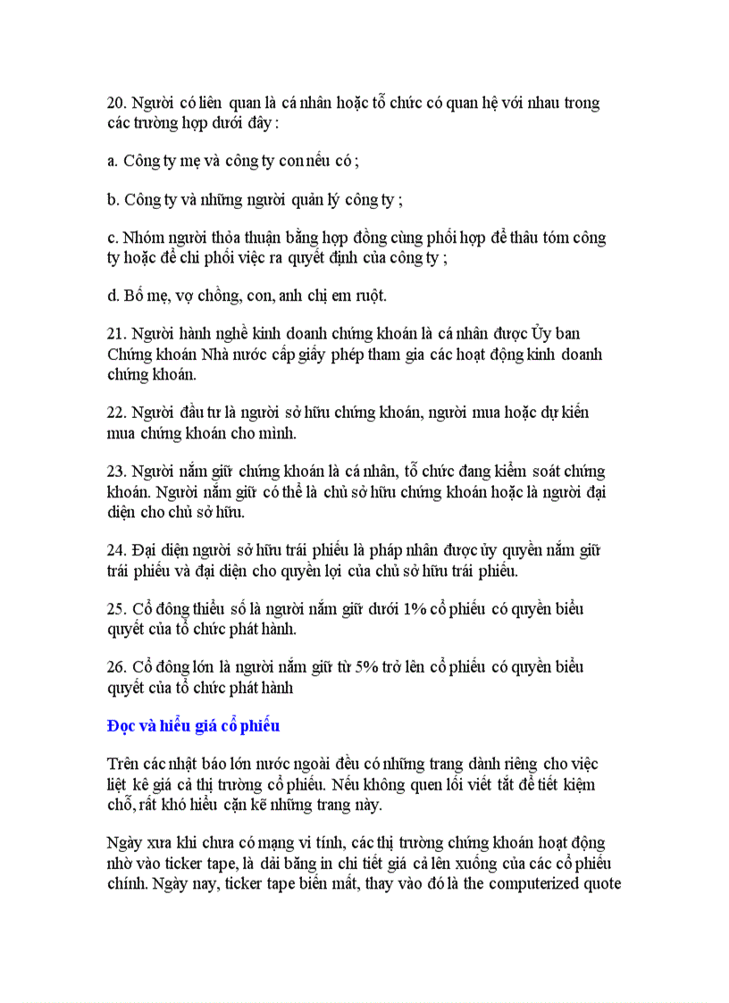 image for page Tổng quan về chứng khoán