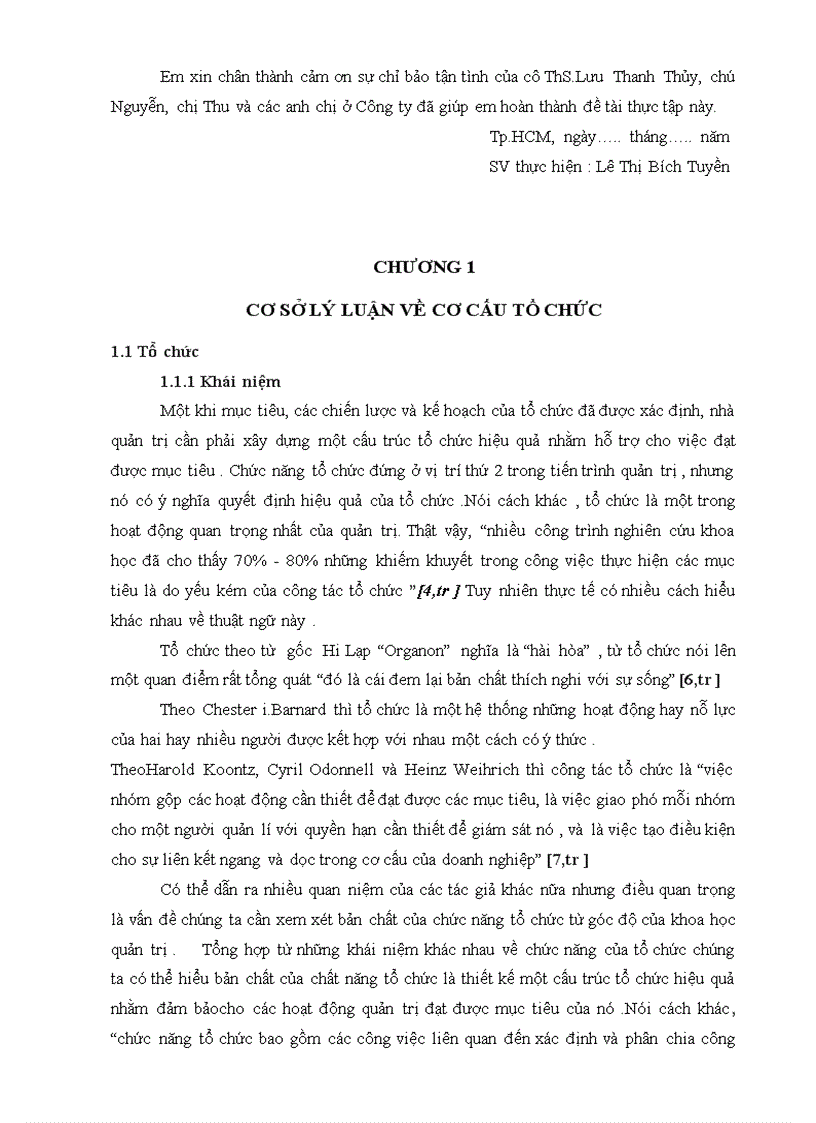 image for page TÌM HIỂU VỀ CƠ CẤU TỔ CHỨC CỦA CÔNG TY TNHH May LONG PHÁT HM