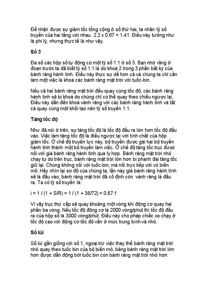 image for page Tài liệu nghiên cứu về cấu tạo và nguyên lý hoạt động của hộp số tự động