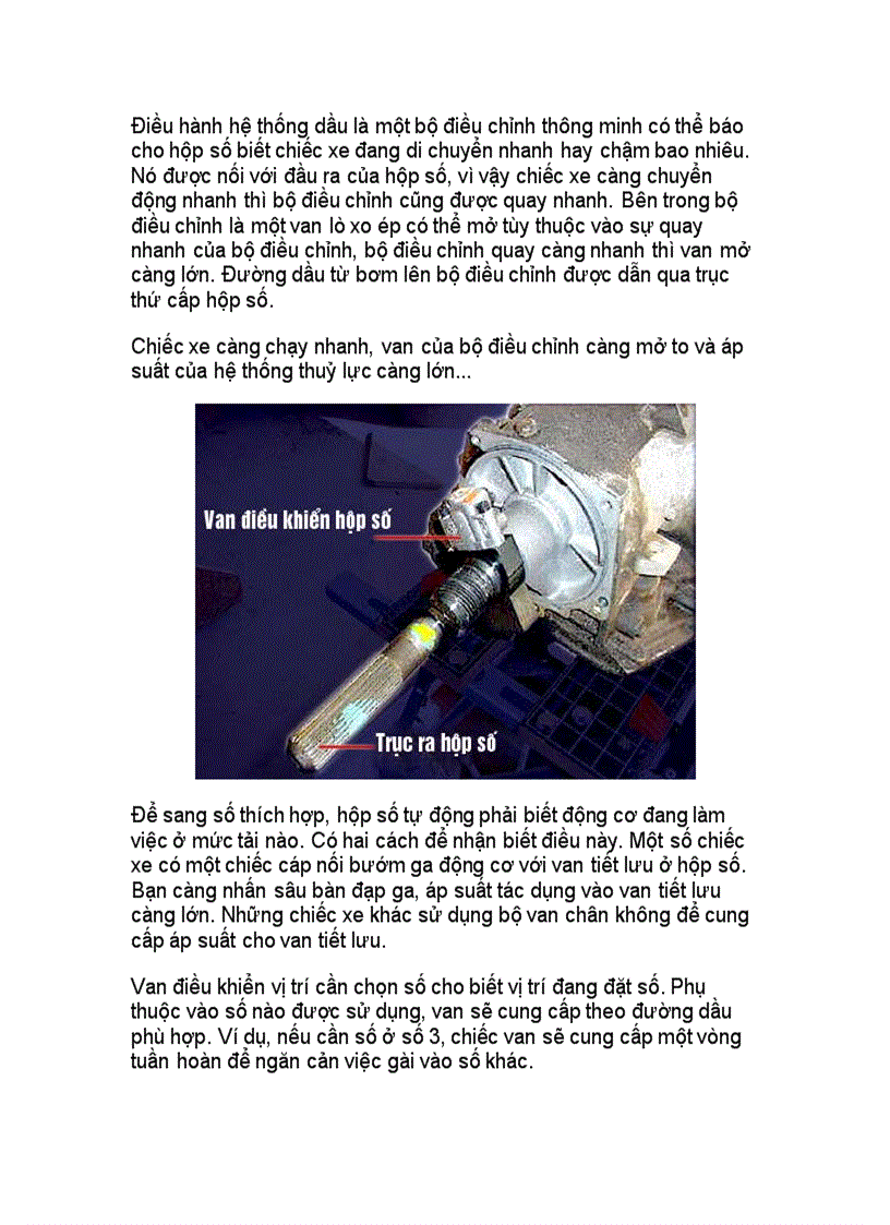 image for page Tài liệu nghiên cứu về cấu tạo và nguyên lý hoạt động của hộp số tự động