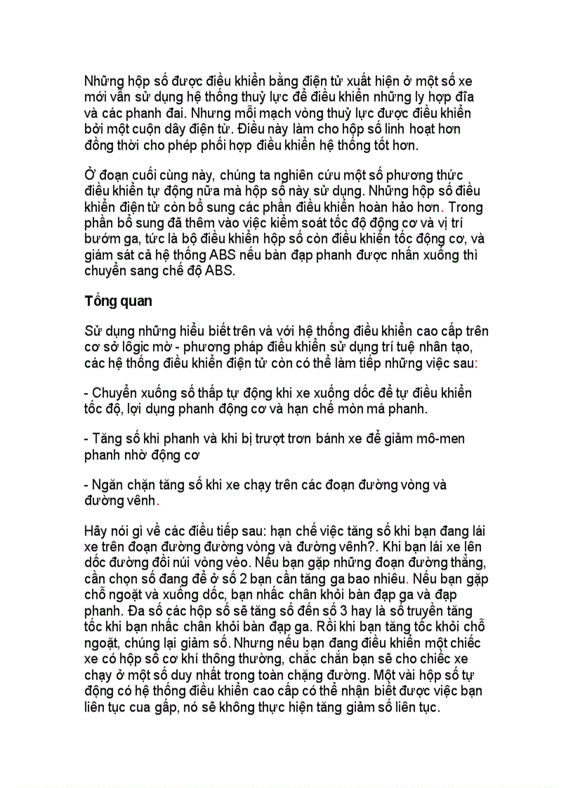 image for page Tài liệu nghiên cứu về cấu tạo và nguyên lý hoạt động của hộp số tự động