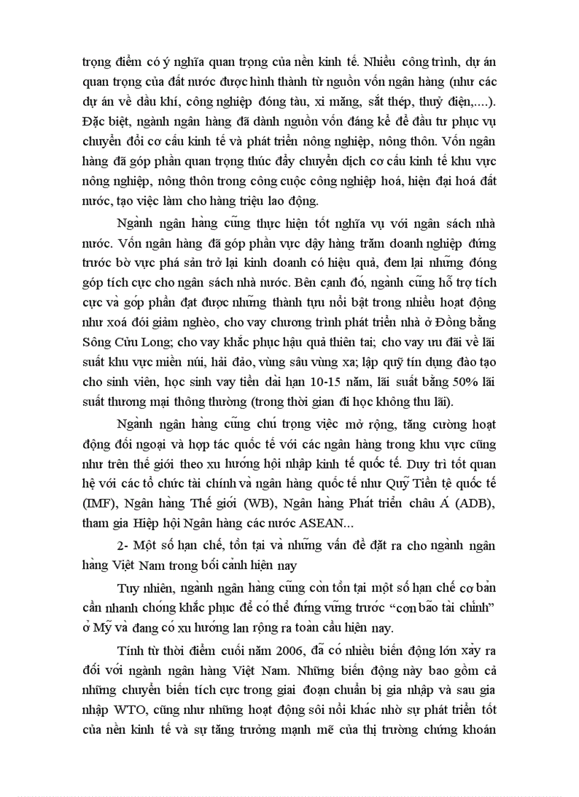 image for page Ngân hàng Việt Nam cơ hội và thách thức mới