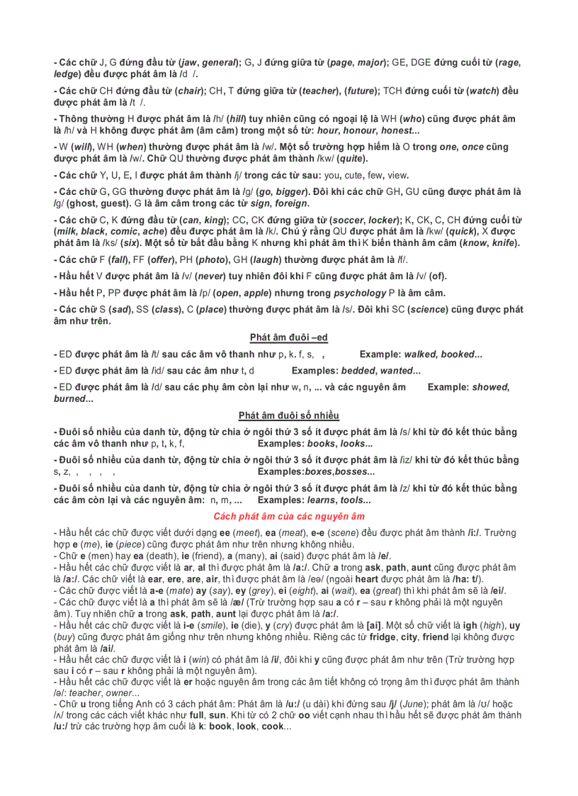 image for page Một số quy tắc trọng âm trong tiếng anh