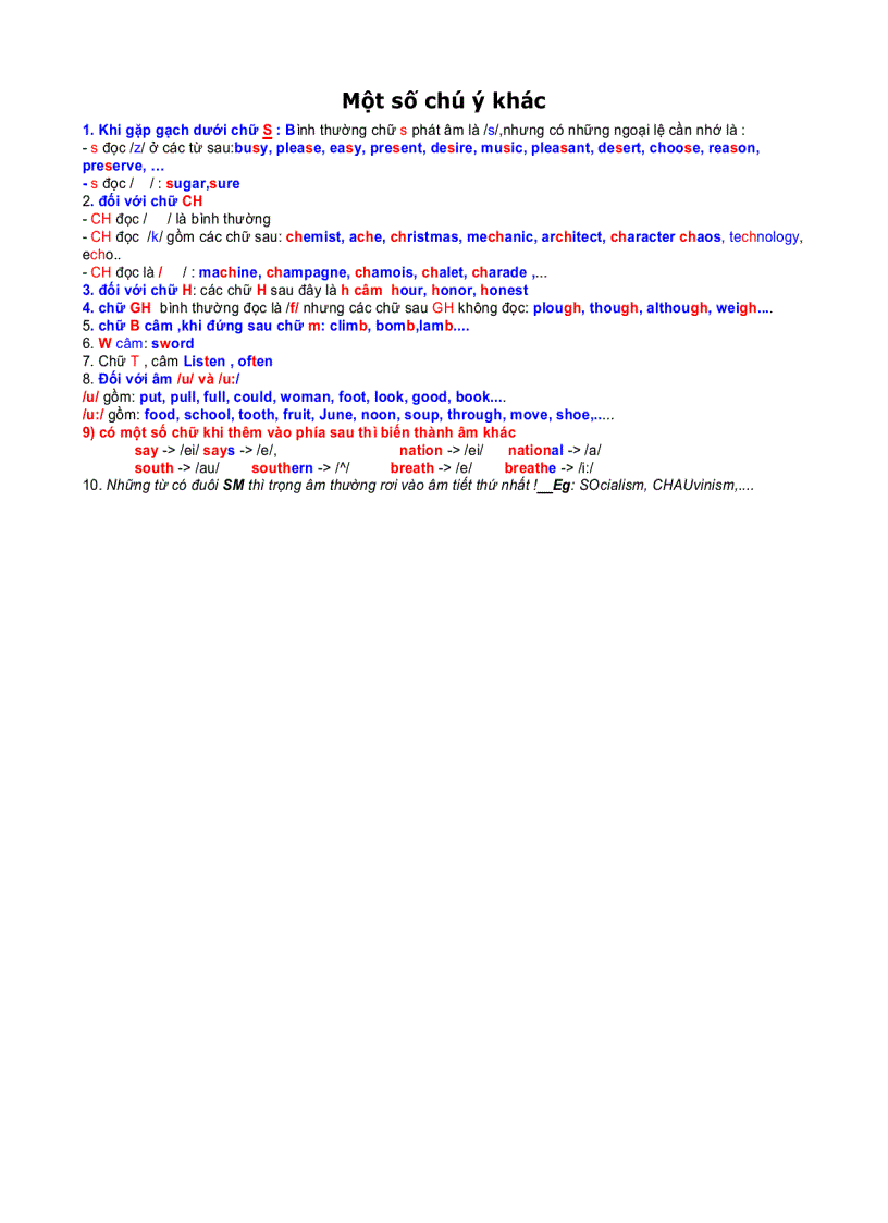 image for page Một số quy tắc trọng âm trong tiếng anh