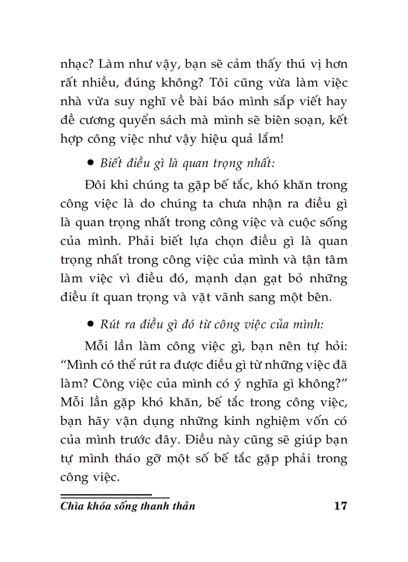 image for page Chìa khóa sống thanh thản