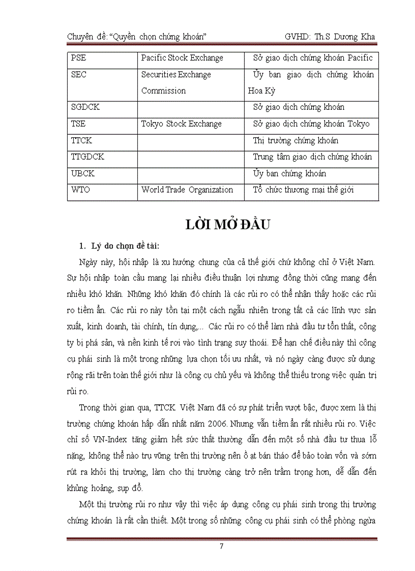 image for page Quyền chọn chứng khoán