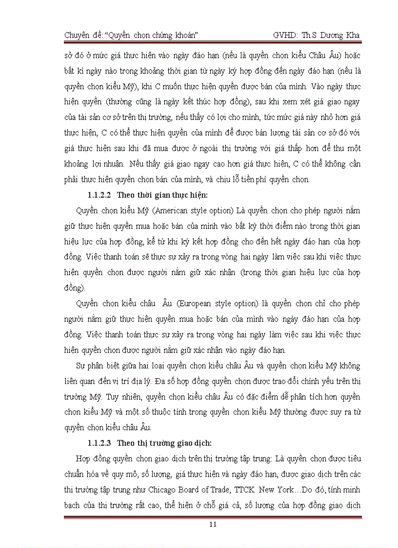 image for page Quyền chọn chứng khoán