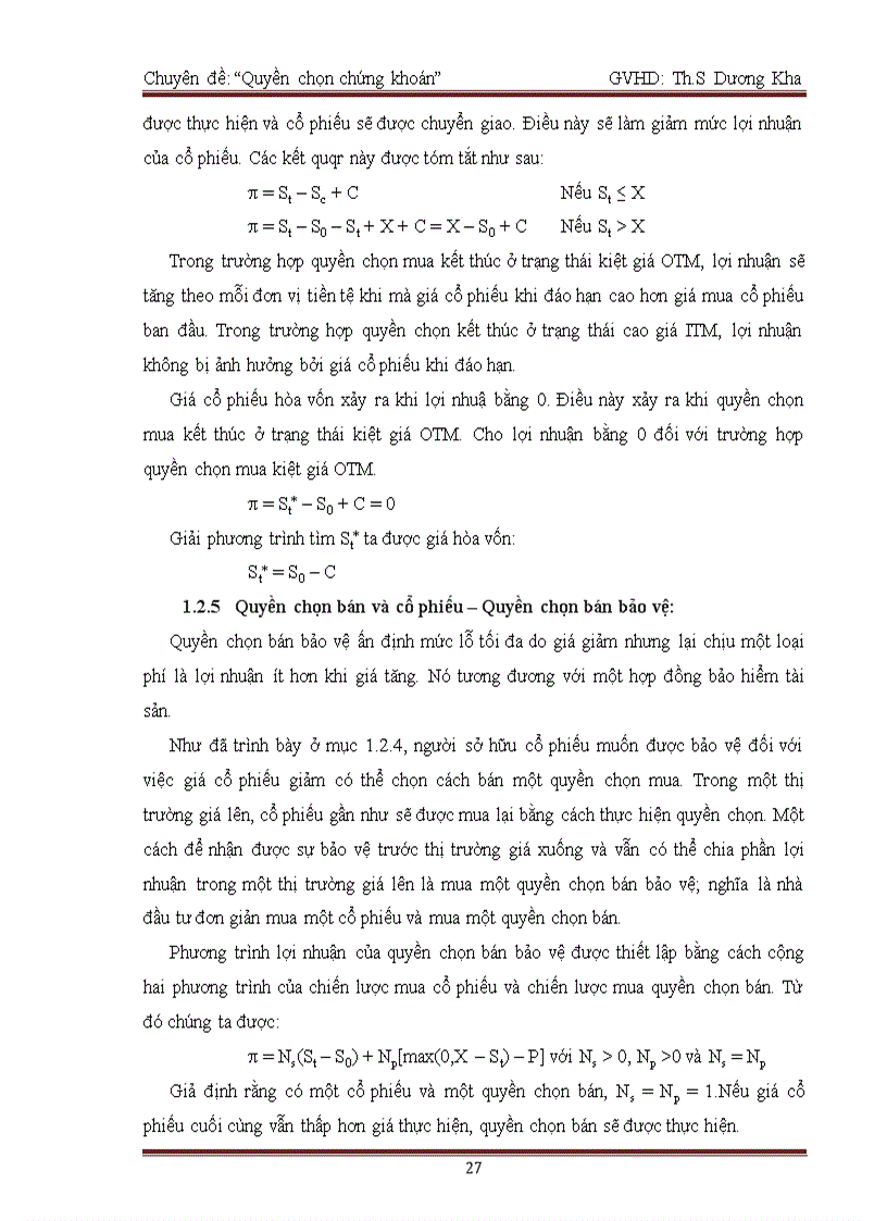 image for page Quyền chọn chứng khoán