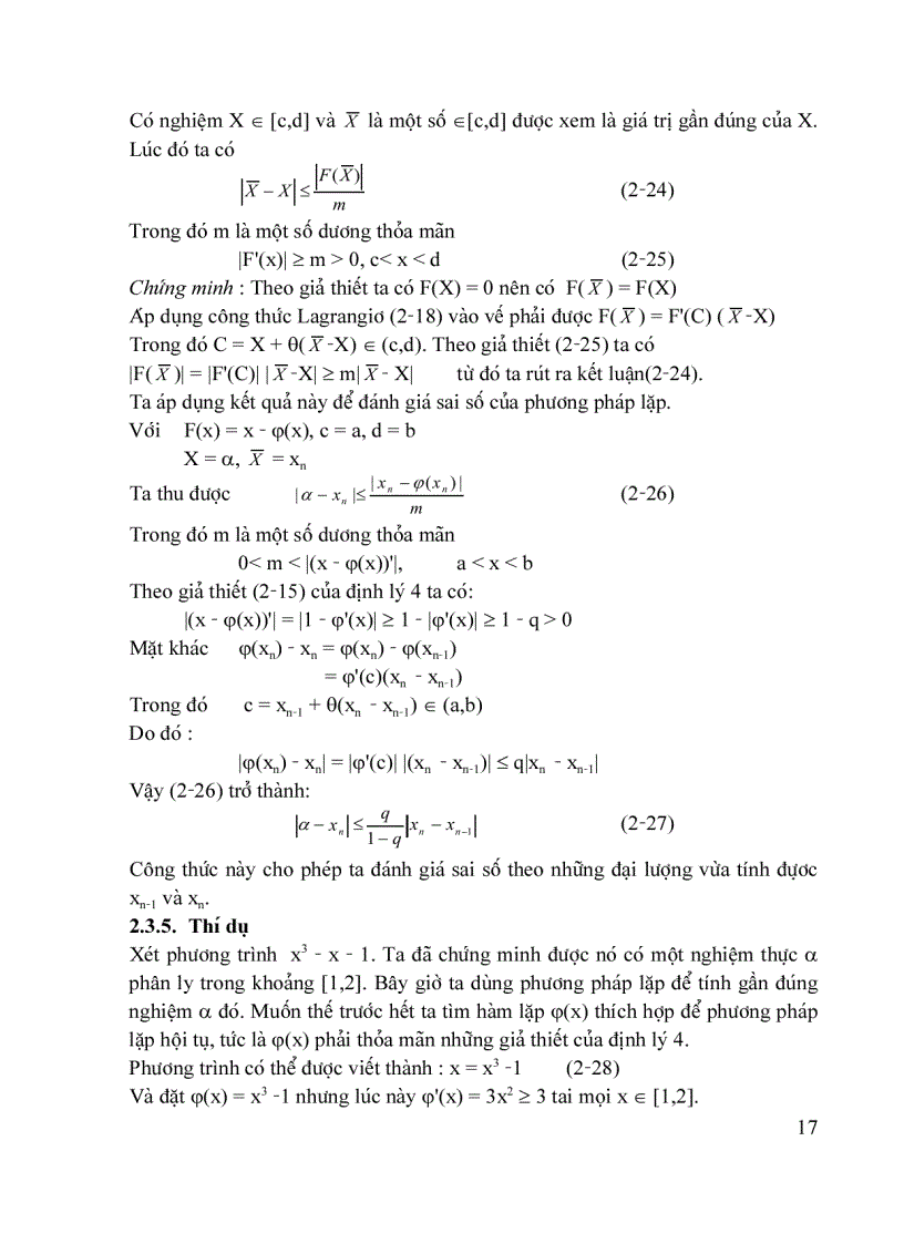 image for page Phương pháp tính dùng cho sinh viên ngành cơ khí phần 2
