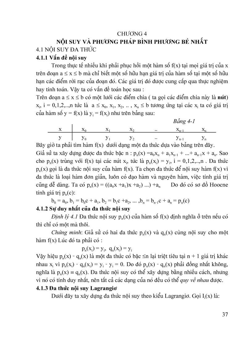 image for page Phương pháp tính dùng cho sinh viên ngành cơ khí phần 4