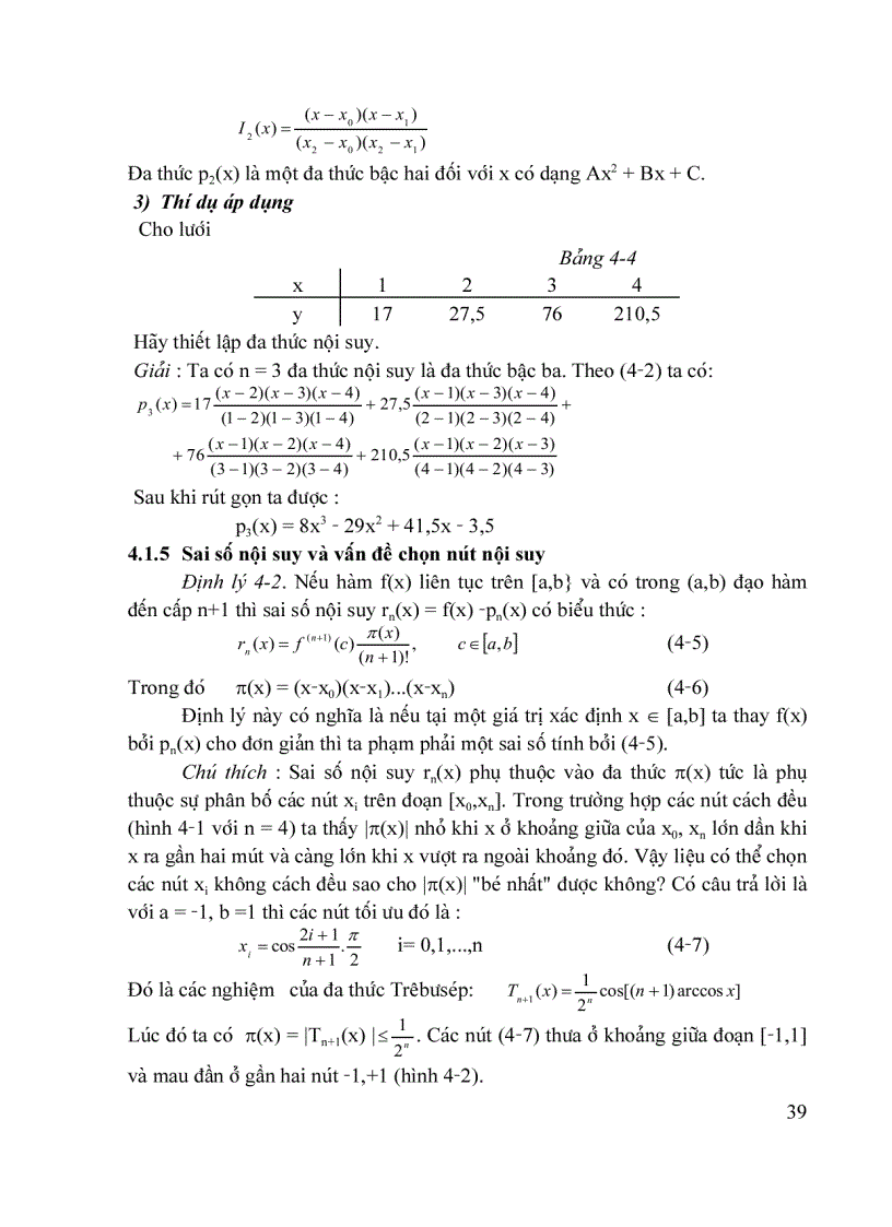 image for page Phương pháp tính dùng cho sinh viên ngành cơ khí phần 4