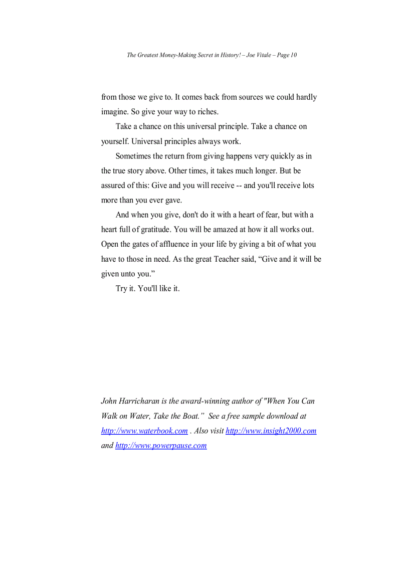 image for page The Greatest Money Making secret in history