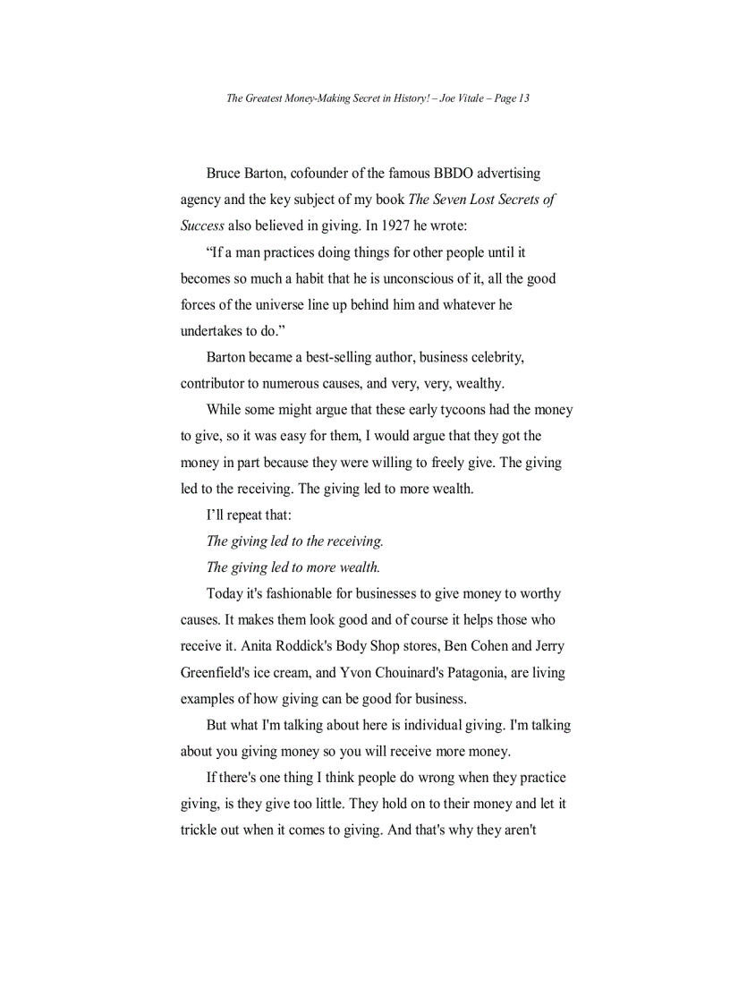 image for page The Greatest Money Making secret in history